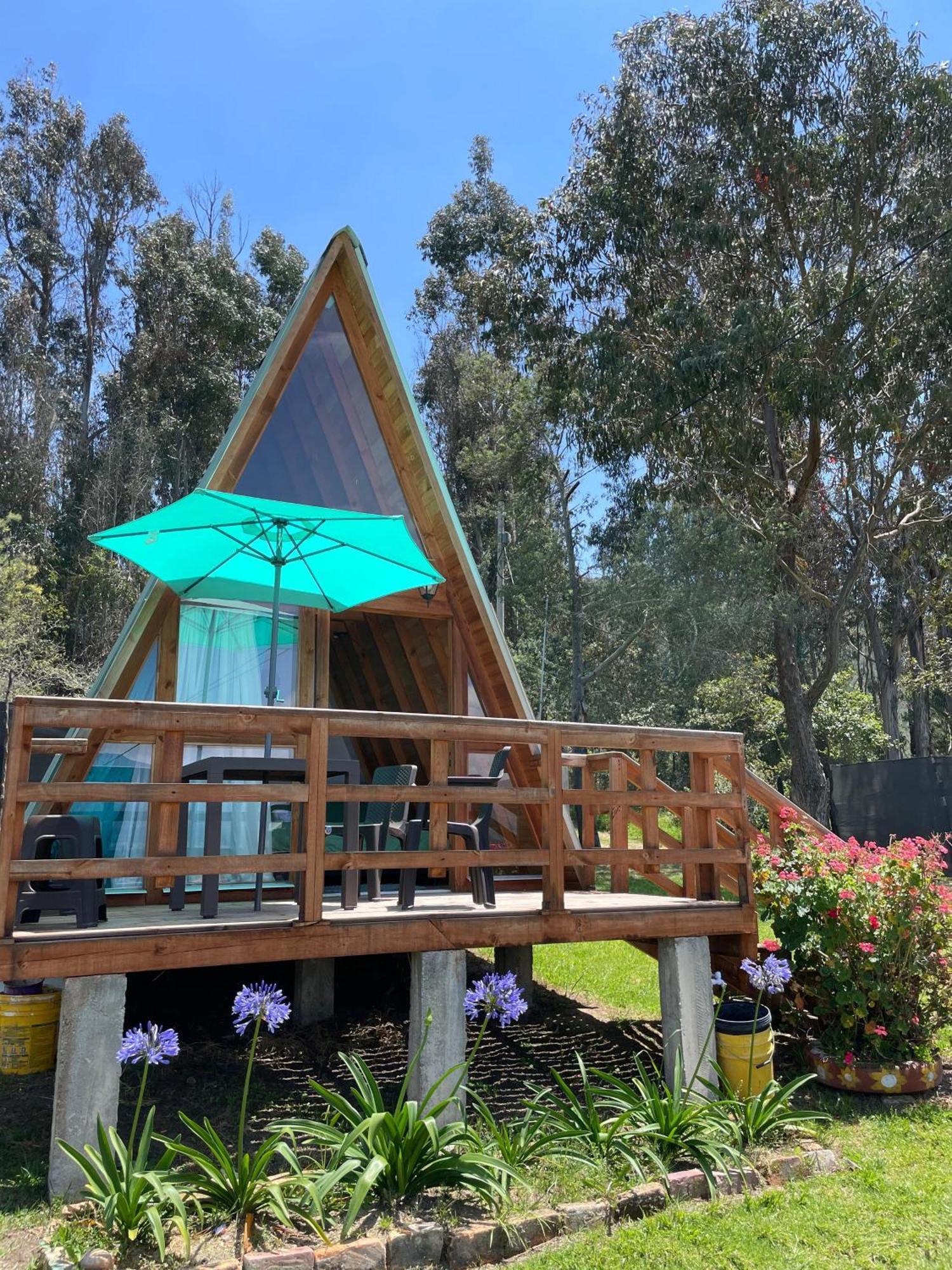 El Alpino Cabana Glamping & Camping Hotel Guatavita Bagian luar foto