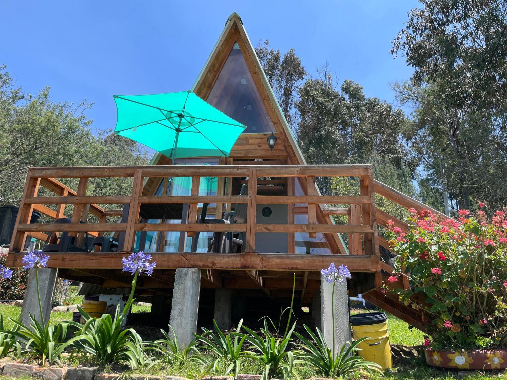 El Alpino Cabana Glamping & Camping Hotel Guatavita Bagian luar foto